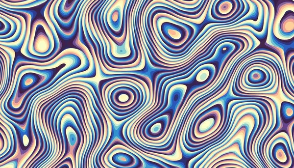 Patrón Fractal Digital Abstracto Textura Ondulada Psicodélica — Foto de Stock