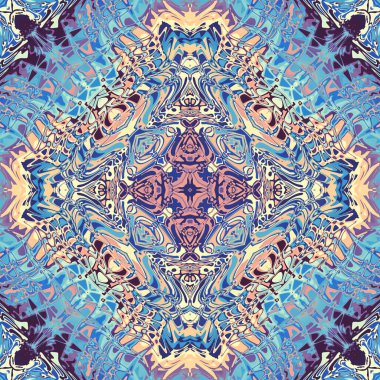 Soyut dijital fraktal desen.