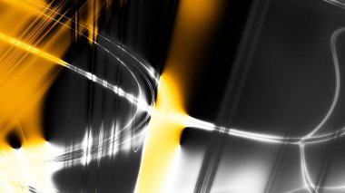 Soyut dijital fraktal model. Soyut gelecek resmi.