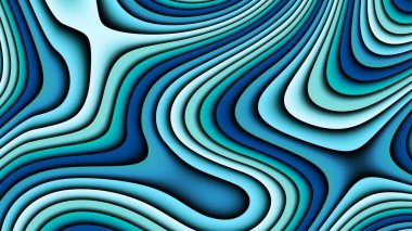 Malzeme tasarım tarzında soyut bir arkaplan. Kağıt stilini kes. Görünüm oranı 16: 9