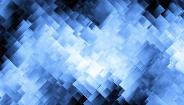 Soyut dijital geometrik desen. Yatay oryantasyon. Düşük polimerli doku.