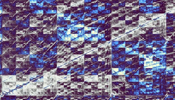 Abstrakt Digitalt Fraktalmönster Grunge Futuristisk Struktur — Stockfoto
