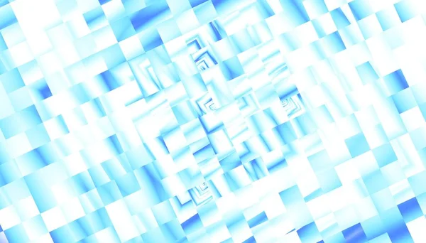 Abstract Digital Fractal Pattern Horizontal Orientation Mosaic Pattern Low Poly — Stock Photo, Image