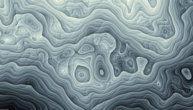 Soyut dijital fraktal model. Dalgalı doku.