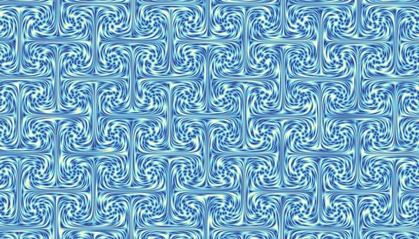 Abstract Digital Fractal Pattern Horizontal Orientation Ornamental Texture Spirals — Stock Photo, Image
