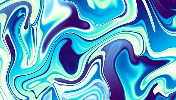 Soyut dijital fraktal model. Psikedelik dalgalı doku.