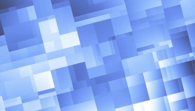 Soyut dijital fraktal model. Yatay oryantasyon. Soyut fütürist geometrik görüntü. Düşük poli biçiminde geometrik desen.