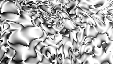  Soyut dijital fraktal model. Yatay oryantasyon. Dalgalı doku.