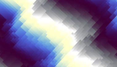  Soyut dijital fraktal model. Yatay oryantasyon. Düşük polimerli doku.