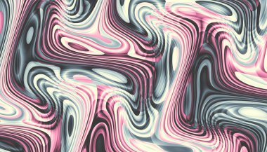 Soyut dijital fraktal model. Dalgalı doku.