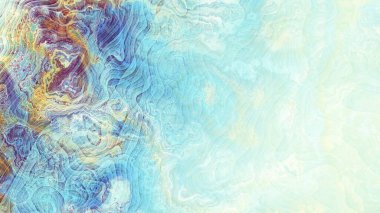 Soyut dijital fraktal model. Mermer dokusunun taklidi. Görünüm oranı 16: 9 olan yatay arkaplan