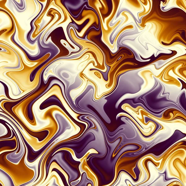 Abstract Digitaal Fractal Patroon Psychedelische Golvende Textuur — Stockfoto