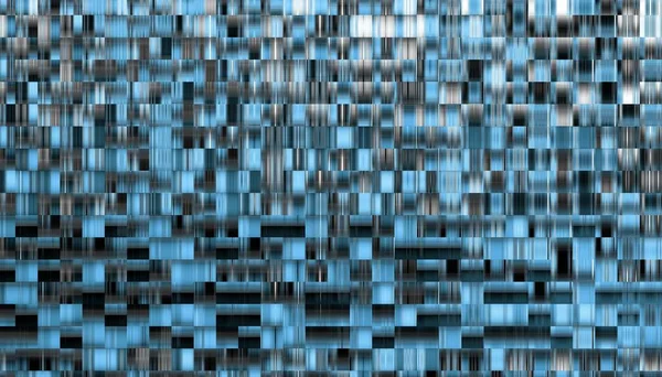 Abstraktes Digitales Fraktalmuster Horizontale Ausrichtung Geometrisches Muster Low Poly Stil — Stockfoto