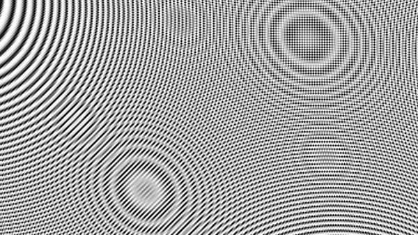 Abstraktní Digitální Fraktál Černobílý Geometrický Vzor — Stock fotografie