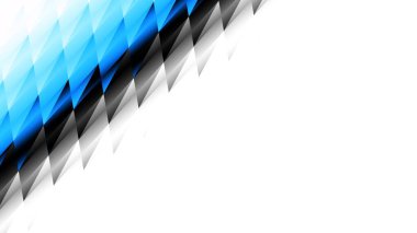 Soyut dijital fraktal model. Boş arkaplanda soyut şekiller. Görünüm oranı 16: 9 olan yatay arkaplan