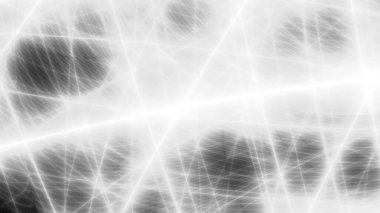 Soyut dijital fraktal model. Görünüm oranı 16: 9 olan yatay arkaplan çizgileri ile geleceksel desen.