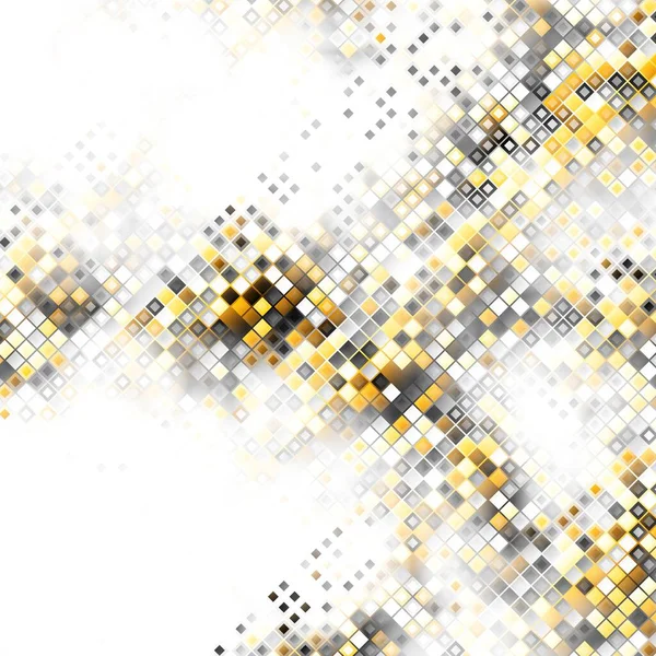 Абстрактний Цифровий Фрактальний Візерунок Квадратний Візерунок Мозаїки — стокове фото