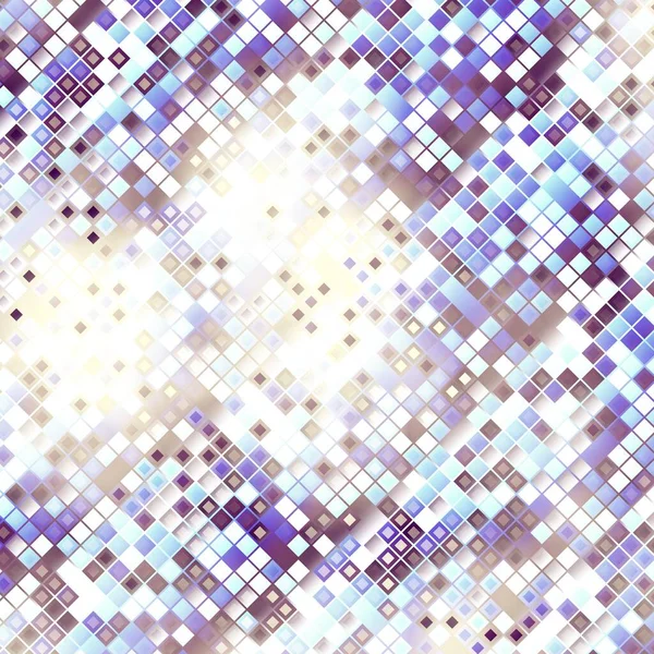 Padrão Fractal Digital Abstracto Padrão Arte Mosaico Quadrado — Fotografia de Stock