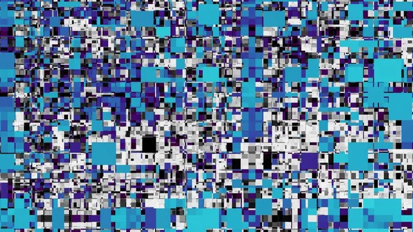 Soyut dijital fraktal model. Soyut fütürist teknoloji görüntüsü. Görünüm oranı 16: 9 olan yatay arkaplan