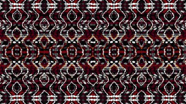 Soyut dijital fraktal model. Kusursuz kabile süsü. Görünüm oranı 16: 9 olan yatay arkaplan