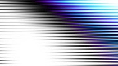 Dijital fraktal desen. Soyut arkaplan. Beyaz arka planda ince çizgiler. Görünüm oranı 16: 9 olan yatay arkaplan