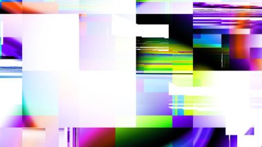 Dijital fraktal desen. Soyut arkaplan. Soyut hata teknolojisi görüntüsü.