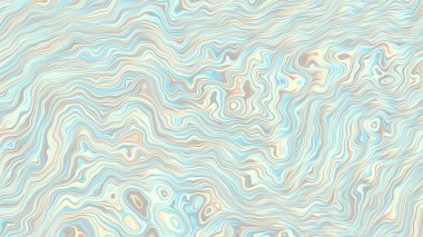 Soyut dijital fraktal model. Psikedelik dalgalı desen. Görünüm oranı 16: 9 olan yatay arkaplan