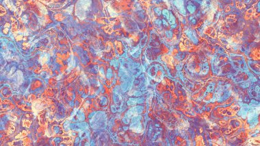 Soyut dijital fraktal model. Soyut mermer dokusu. Görünüm oranı 16: 9 olan yatay arkaplan