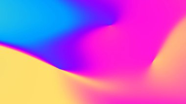 Soyut dijital fraktal model. Soyut dalgalı bulanık doku. Görünüm oranı 16: 9 olan yatay arkaplan