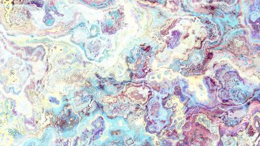 Soyut dijital fraktal model. Soyut mermer dokusu. Görünüm oranı 16: 9 olan yatay arkaplan