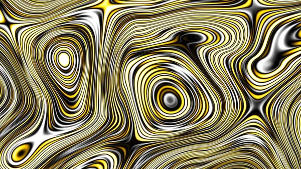 Patrón Fractal Digital Abstracto Textura Ondulada Psicodélica Fondo Horizontal Con —  Fotos de Stock