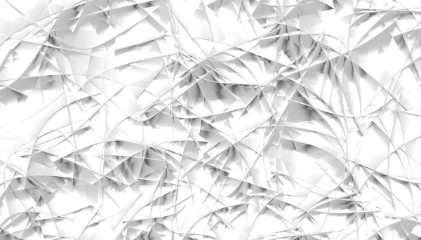 Abstrakt Digitalt Fraktalmönster Horisontell Inriktning Abstrakt Futuristisk Geometrisk Bild — Stockfoto