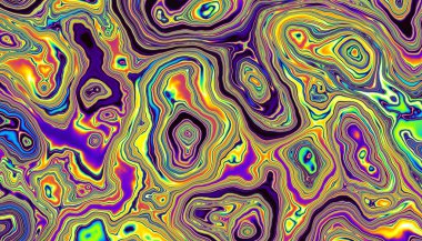 Soyut dijital fraktal model. Dalgalı doku. Mermer dokusunun taklidi.