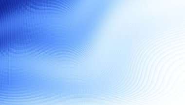 Soyut dijital fraktal model. Yatay oryantasyon. Uzunluk mavi ve beyaz düz arkaplan.