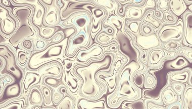 Soyut dijital fraktal model. Yatay oryantasyon. Dalgalı doku.