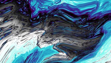 Soyut dijital fraktal desen.