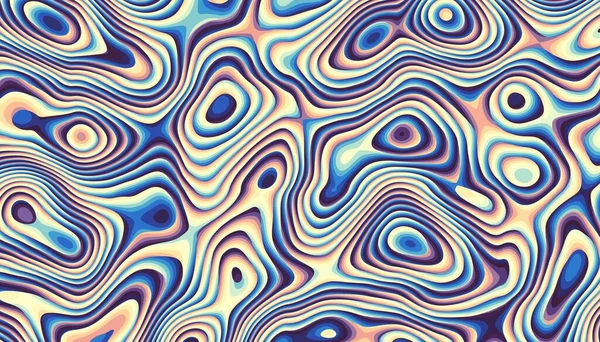 Abstract Digital Fractal Pattern Psychedelic Wavy Texture — Stock Photo, Image