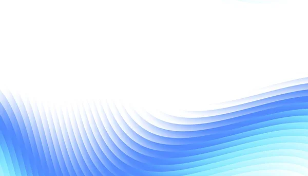 Abstrakcyjny Cyfrowy Wzór Fraktalny Wyraźna Zakrzywiona Niebieska Linia Białym Tle — Zdjęcie stockowe
