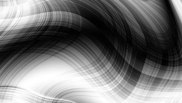 Abstract Digital Fractal Pattern Wavy Texture Smooth Thin Lines Texture — Stock Photo, Image