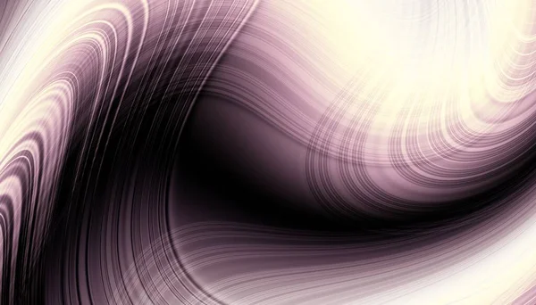 概要ディジタルフラクタルパターン 波のテクスチャ 滑らかな細い線の質感 — ストック写真