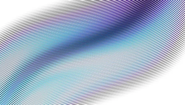 Abstract Digitaal Fractal Patroon Horizontale Oriëntatie Dunne Lijnen Tectuur — Stockfoto