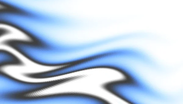 Modelul Fractal Digital Abstract Orientare Orizontală Linie Albastră Curbată Fundal — Fotografie, imagine de stoc