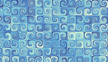 Soyut dijital fraktal model. Yatay oryantasyon. Sarmalların süslemeli dokusu.