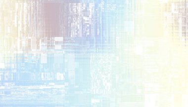 Soyut dijital fraktal model. Yatay oryantasyon. Cam efektli bulanık doku.