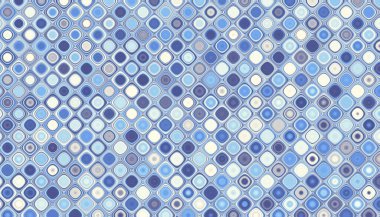 Soyut dijital fraktal model. Benekli mozaik fayans dokusu. Yatay yönelim.