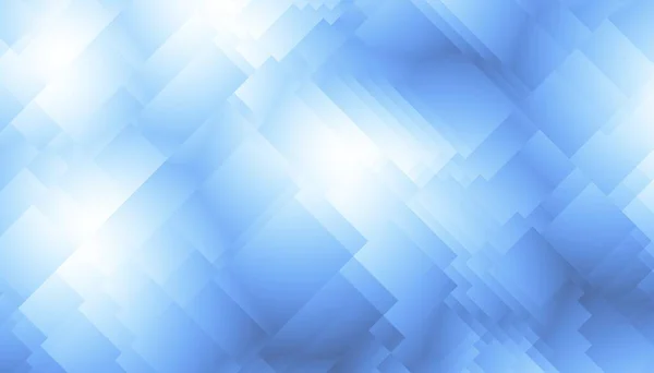 Blå Abstrakt Geometriskt Fraktalmönster Horisontell Inriktning — Stockfoto