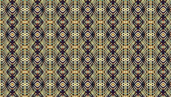 Abstraktes Digitales Fraktalmuster Horizontale Ausrichtung Abstrakte Ornamentale Textur Des Tupfenmusters — Stockfoto