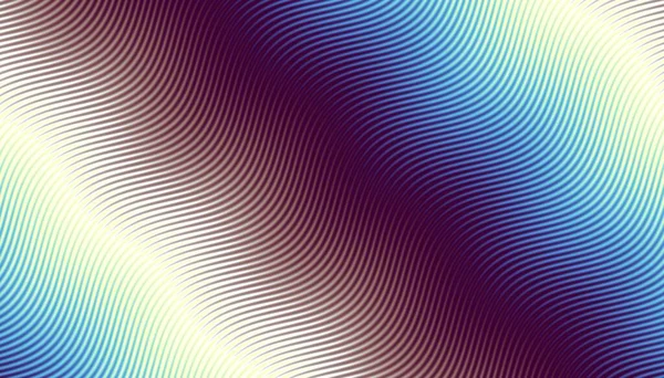 Abstract Digital Fractal Pattern Wavy Texture Horizontal Orientation — Stock Photo, Image