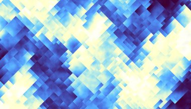 Soyut dijital geometrik desen. Yatay oryantasyon. Düşük polimerli doku.