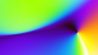 Soyut dijital fraktal model. Geleceğe yönelik bir eğilim. Görünüm oranı 16: 9 olan yatay arkaplan